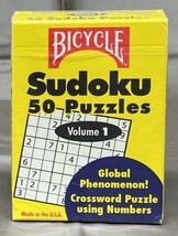 Bicycle Sudoku Card Deck Volume 1 50 Puzzles Made In USA - $9.49