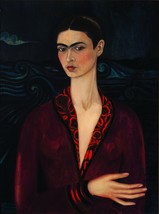 Frida Kahlo Self Portrait in a Velvet Dress (1926) Masterpiece Reproduction - £13.95 GBP+