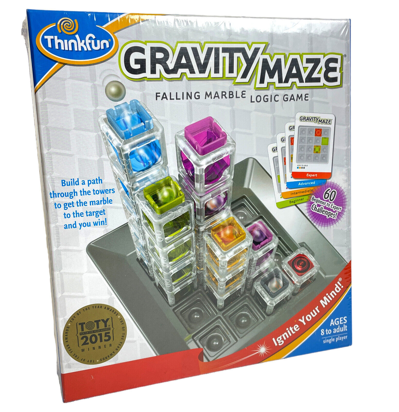 Thinkfun Gravity Maze Single player 8 to adult. New Sealed Toy of year 2015 - $14.95