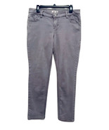 LEI Ashley Trouble Skinny Womens Junior Size 15 Gray Straight Leg 5 Pock... - £10.18 GBP