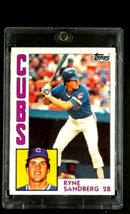 1984 Topps #596 Ryne Sandberg HOF Chicago Cubs 2nd Year Card - $2.54