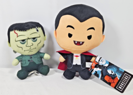 UNIVERSAL Monsters Plush Lot Frankentstein 6&quot; &amp; Chibi Dracula 7&quot; Toy Fac... - $9.99