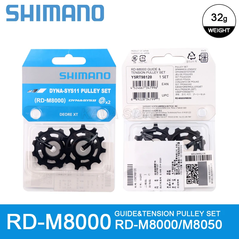 Shimano Rear Derailleur Pulley Set Jockey Wheel 4700 5800 6800 R8000 M4000 M6000 - £113.28 GBP