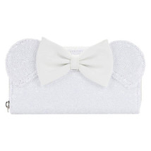 Disney Minnie Mouse Sequin Wedding Zip Purse - £45.59 GBP