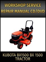 Kubota BX1500 BX 1500 Tractor Service Repair Manual on CD - £17.14 GBP