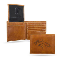 Denver Broncos Wallet Billfold Laser Engraved - $55.49