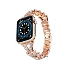 For iWatch Series Ultra Series 8 7 6 5 4 3 38/49MM Glitter Metal+hard ca... - £51.43 GBP