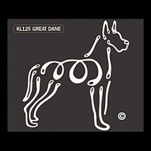 Great Dane K Line Dog Breed Window Tattoo Decal - £7.71 GBP