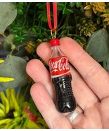 Handmade COKE BOTTLE BAUBLE car hanger HANGING decoration XMAS tree COCA... - $15.16