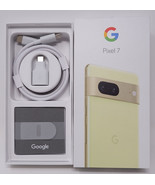 GOOGLE PIXEL 7 LEMONGRASS 128GB EMPTY PHONE BOX W/CABLE, ADAPTER,MANUAL ... - $19.98