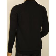 Men's Sweater Knit By BRANGO Turkey Polo Neck Cotton Blend 21228 Black image 9