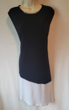 Michael Kors L Black White Dress Silver Logo - $34.99