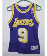 Vtg NBA JERSEY LOS ANGELES LAKERS NICK VAN EXEL CHAMPION SZ 36 SMALL XS ... - $56.95