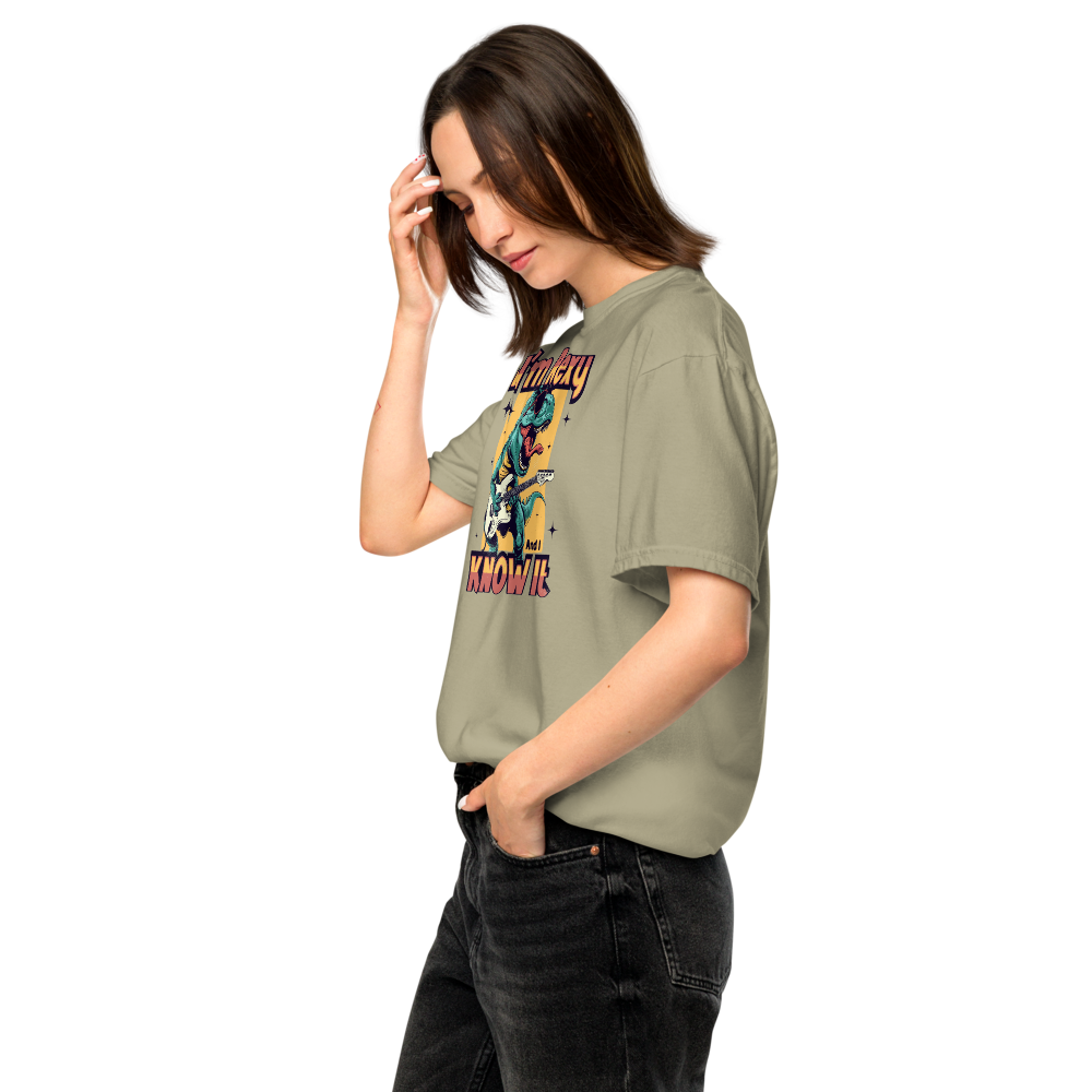 Unisex Garment-Dyed Heavyweight T-Shirt – I’m Rexy (Khaki) Item image 8