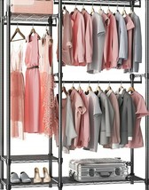 Clothes Rack heavy duty portable closet Metal Garment Rack, Clothes  han... - $243.12 CAD