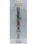 10-13mm Speidel Matte Silver Stainless Steel Shiny Stripe Ladies Watch B... - $11.87