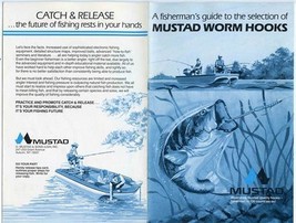 Fisherman&#39;s Guide to the Selection of Mustad Worm Hooks  - £9.27 GBP