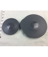 Lot of 2 Ninja Master Prep QB900B Lids Parts Only Bowl Storage 48oz. Ble... - $19.29