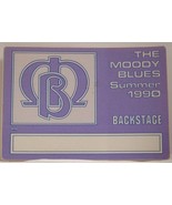 THE MOODY BLUES - VINTAGE ORIGINAL CLOTH CONCERT TOUR BACKSTAGE PASS - $185.64 MXN