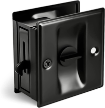 HOMOTEK Privacy Sliding Door Lock with Pull - Replace Old or Damaged Pocket Lock - £12.95 GBP