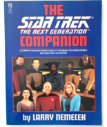 Signed Star Trek Companion The Next Generation by Larry Nemecek 1992 Pap... - £57.05 GBP