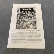 National Geographic November 1919 Aetna Group Life Insurance Vintage Pri... - $11.88