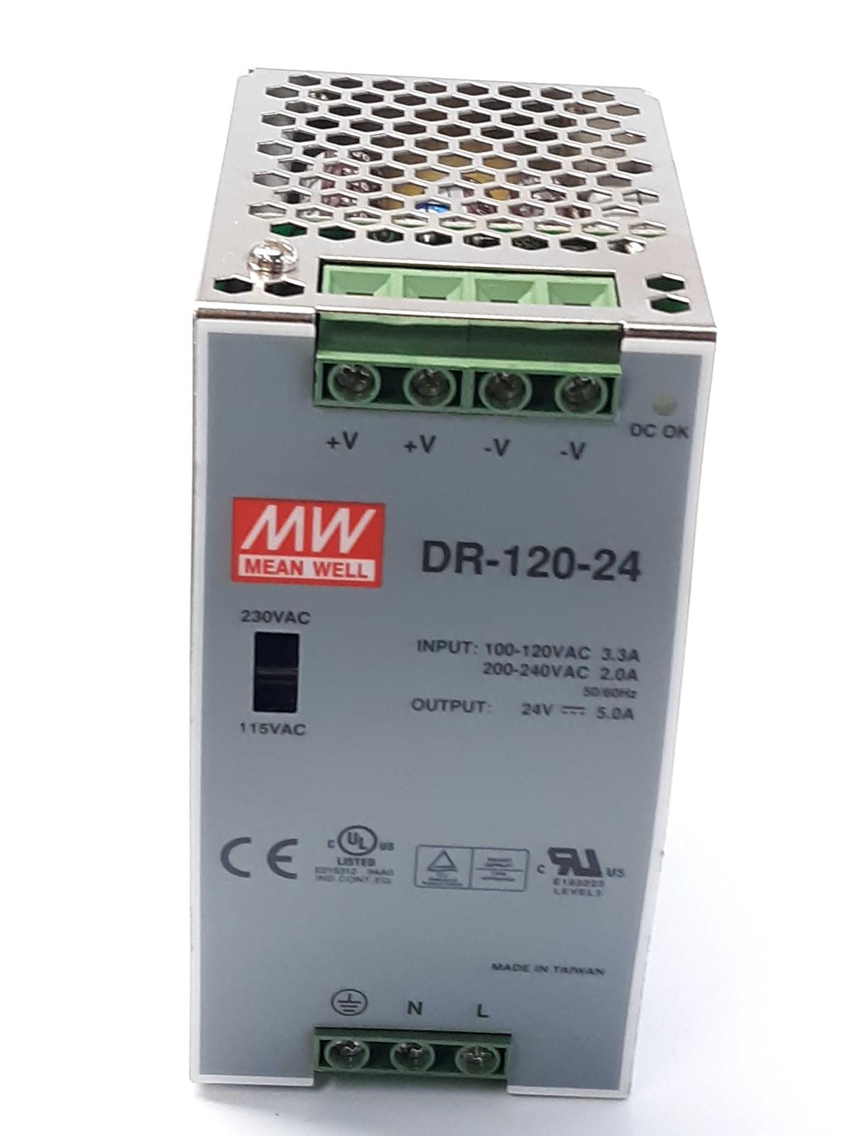 Mean Well DR-120-24 Power Supply Module   - $45.00
