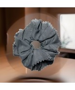 Classic Gray Hair Scrunchie: Oversized Gray Lace Scrunchie for All Hair ... - $5.90