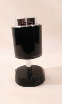 Sarome Lighter MCM Madmen Japan Lucite Black Cylinder Table Lighter As Is - $125.72