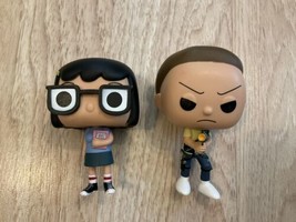 Set of 2 Funko Pop Rick Morty Bob’s burger Tina Belcher - £23.98 GBP