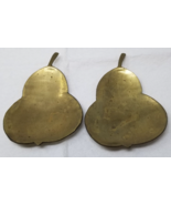 Brass Pear Storage Pieces Bowls Indian Handmade Small 1970s Vintage - £14.16 GBP