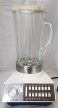 Vintage Waring Solid State Futura Blender 1000 White Model 1249 Tested - £39.64 GBP