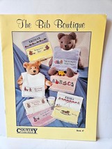 New THE BIB BOUTIQUE Country Cross Stitch Pattern Book - $5.00