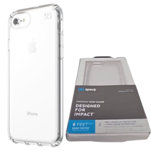 Speck Presidio Stay Clear Case for iPhone 6 6s 7 8 SE 2nd 3rd Gen Slim Cover - $7.62