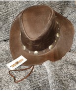 BRAND NEW AMER-I-MEX XL BROWN COWBOY HAT - $938.55 MXN