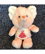 Vintage Kenner Care Bears Lotsa Heart Elephant Pink 13&quot; Plush Stuffed To... - $34.26 CAD