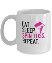 Coffee Mug Funny Eat Sleep Spin Toss Repeat  - £11.94 GBP