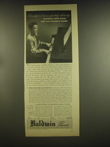 1937 Baldwin Pianos Ad - A beautiful and human friendship will develop  - $18.49