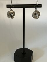 Vintage 925 Sterling Silver Pearl Earrings - $51.23