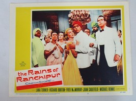 The Rains of Ranchipur 1955 Original Lobby Card #2 Lana Turner Richard B... - £19.37 GBP