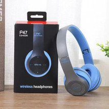 Stereo P47 Headset 5.0 Bluetooth Headset Folding Series Wireless Sports ... - £11.86 GBP