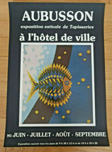 Aubusson – Original Exposición Póster – Hotel Ciudad París – Cartel - C.1980 - £117.50 GBP