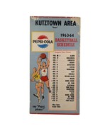 Vintage Pepsi Basketball Schedule Calendar Kutztown Cougars High School ... - €42,24 EUR