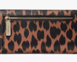NWB Kate Spade Schuyler Large Slim Bifold Leopard Wallet KE814 $179 Gift... - $74.24