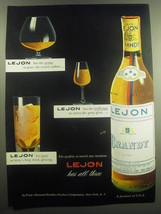 1948 Lejon Brandy Ad - Lejon has the aroma to grace the crystal snifter - $18.49