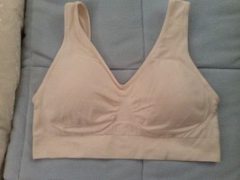 F&amp;F pull on bra bralette size XL approx usa 14-16  uk 18-20  eur 46-48 pink - £6.57 GBP