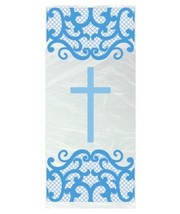 Fancy Blue Cross 20 Ct Cello Bags Baptism Confirmation Church - $3.95