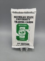 Michigan State University Trading Cards 1st Edition 8 Player Cards Factory Seale - £1.53 GBP