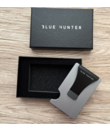 Gray Super Slim Aluminum Wallet Credit Card Holder Money Clip No Screw R... - £14.74 GBP