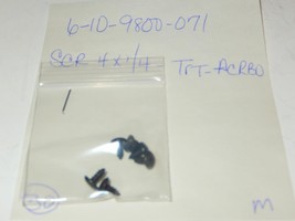 LIONEL PART - 610-9800-071  SCREWS #4 X 1/4  - 6 PIECES- NEW- W46M - $1.37